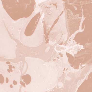 Kağıt üzerinde turuncu mermer mürekkep dokusu. Mermer taş resim.