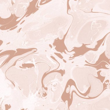 Kağıt üzerinde turuncu mermer mürekkep dokusu. Mermer taş resim.