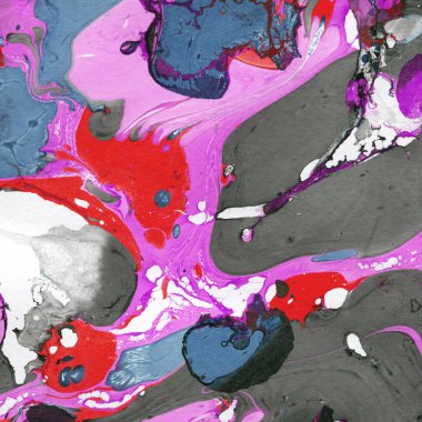 Renkli mermer desenli arka plan. Kaotik soyut organik tasarım