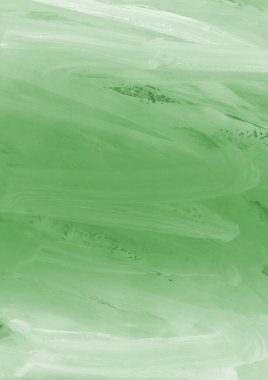 Yeşil Gouache dokusu, soyut arkaplan