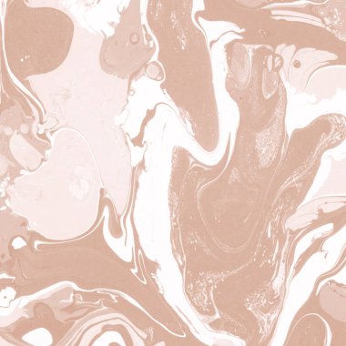 Kağıt üzerinde turuncu mermer mürekkep dokusu. Mermer taş resim.