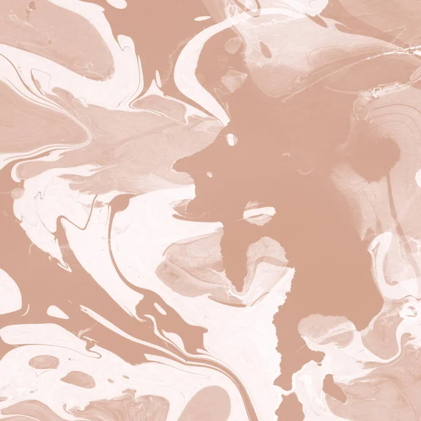 Kağıt üzerinde turuncu mermer mürekkep dokusu. Mermer taş resim.