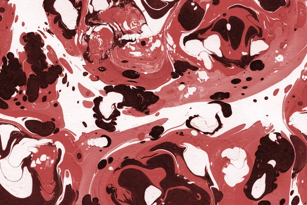 Boya desenli kırmızı mermer arkaplan