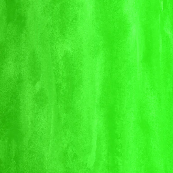Zelená Akvarel Pozadí Realistickou Texturou Papíru — Stock fotografie