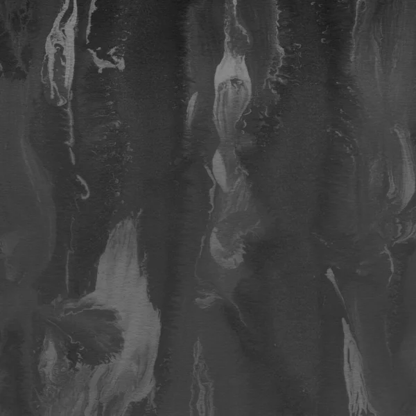 Черный Акварельный Фон Реалистичной Бумажной Текстурой — стоковое фото