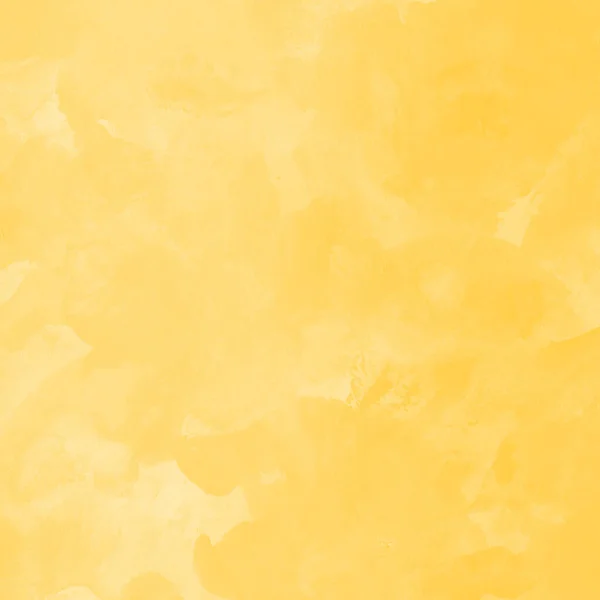 Žlutá Realistická Akvarel Textura Pozadí Papíru — Stock fotografie