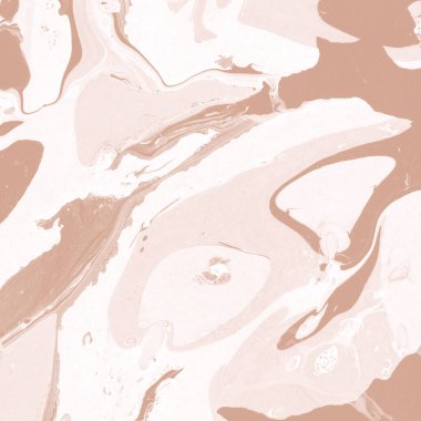 Kağıt üzerinde turuncu mermer mürekkep dokusu. Mermer taş resim.