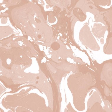 Kağıt üzerinde turuncu mermer mürekkep dokusu. Mermer taş resim.