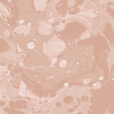 Kağıt üzerinde turuncu mermer mürekkep dokusu. Mermer taş resim.