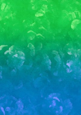 Kağıt zemin üzerinde renkli mürekkep ve suluboya doku. Gradyan boya darbeleri ve kalsiyum kaybı etkisi. El boyaması gouache soyut resim.