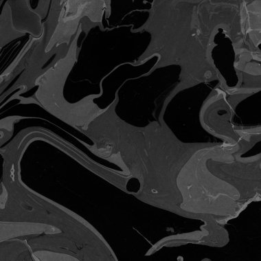 Kağıt arkaplanda siyah mermer mürekkep dokusu. Mermer taş resim.