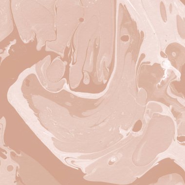 Kağıt üzerinde turuncu mermer mürekkep dokusu. Mermer taş resim.