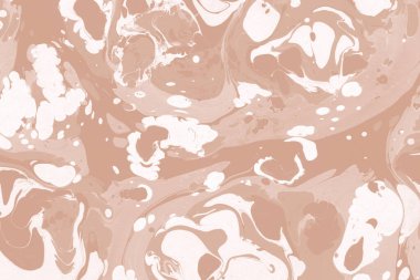 Kağıt üzerinde turuncu mermer mürekkep dokusu. Mermer taş resim.