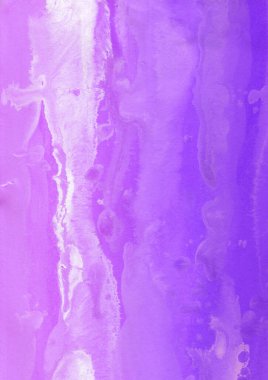 Kağıt zemin üzerinde renkli mürekkep ve suluboya doku. Gradyan boya darbeleri ve kalsiyum kaybı etkisi. El boyaması gouache soyut resim.