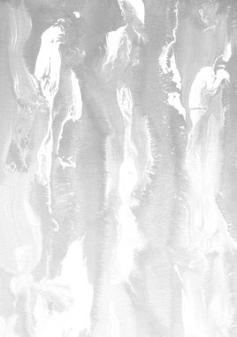 Kağıt zemin üzerinde renkli mürekkep ve suluboya doku. Gradyan boya darbeleri ve kalsiyum kaybı etkisi. El boyaması gouache soyut resim.