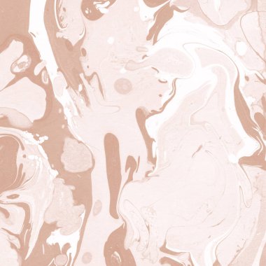 Kağıt üzerinde turuncu mermer mürekkep dokusu. Mermer taş resim.