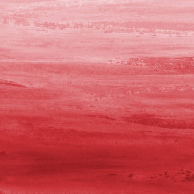 Kağıt zemin üzerinde beyaz gerçekçi suluboya desenli kırmızı.