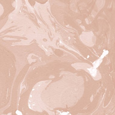 Kağıt üzerinde turuncu mermer mürekkep dokusu. Mermer taş resim.