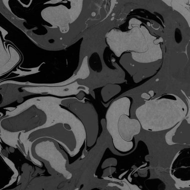 Kağıt arkaplanda siyah mermer mürekkep dokusu. Mermer taş resim.