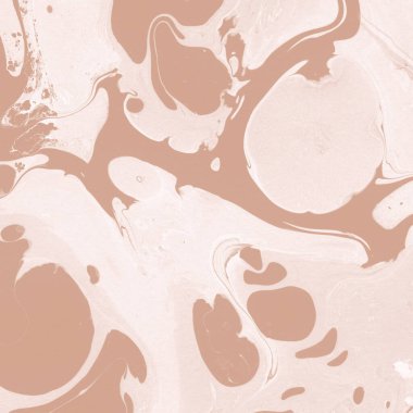 Kağıt üzerinde turuncu mermer mürekkep dokusu. Mermer taş resim.