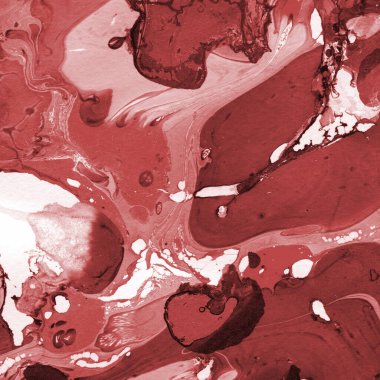 Boya desenli kırmızı mermer arkaplan