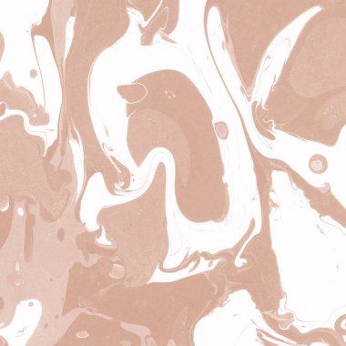 Kağıt üzerinde turuncu mermer mürekkep dokusu. Mermer taş resim.