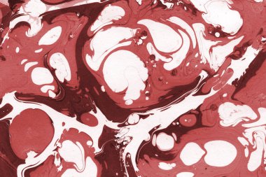 Boya desenli kırmızı mermer arkaplan