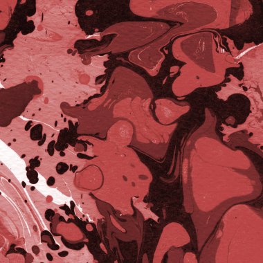 Boya desenli kırmızı mermer arkaplan