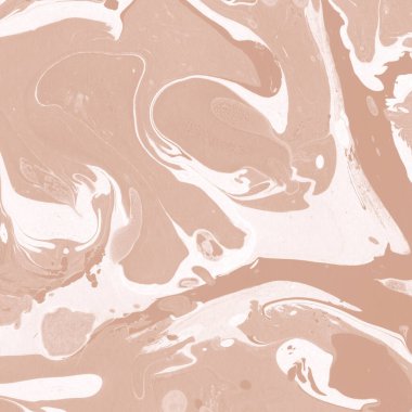 Kağıt üzerinde turuncu mermer mürekkep dokusu. Mermer taş resim.