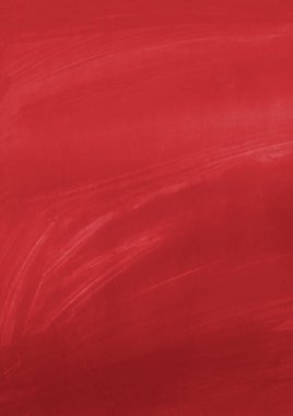 Kağıt zemin üzerinde beyaz gerçekçi suluboya desenli kırmızı.