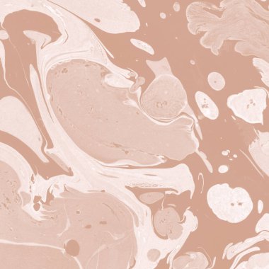 Kağıt üzerinde turuncu mermer mürekkep dokusu. Mermer taş resim.