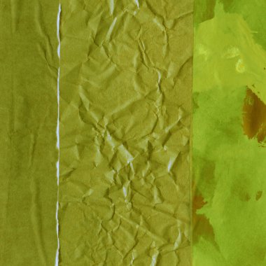 Çeşitli kağıtların kolajı, renkli soyut arkaplan  