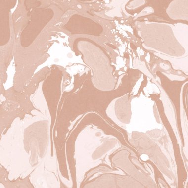 Kağıt üzerinde turuncu mermer mürekkep dokusu. Mermer taş resim.