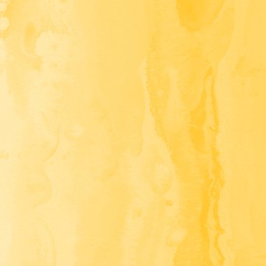 Kağıt arkaplanda sarı gerçekçi suluboya dokusu.