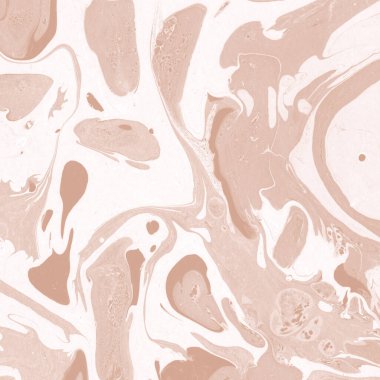 Kağıt üzerinde turuncu mermer mürekkep dokusu. Mermer taş resim.