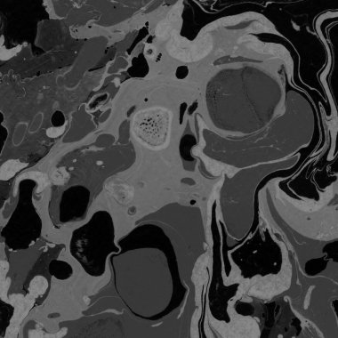 Kağıt arkaplanda siyah mermer mürekkep dokusu. Mermer taş resim.