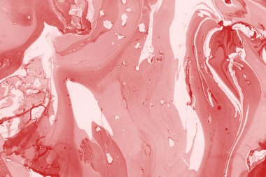 Boya desenli kırmızı mermer arkaplan