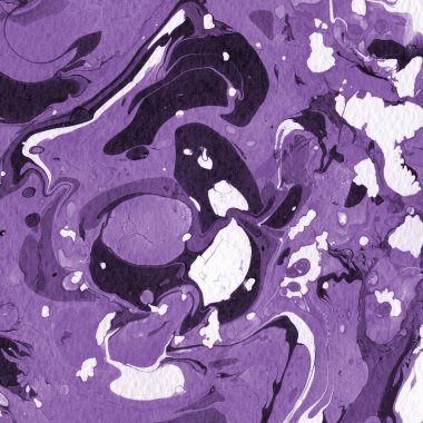 boya desenli mor mermer arkaplan