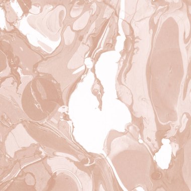 Kağıt üzerinde turuncu mermer mürekkep dokusu. Mermer taş resim.