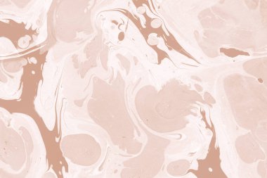 Kağıt üzerinde turuncu mermer mürekkep dokusu. Mermer taş resim.