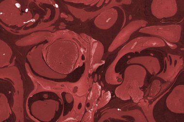 Boya desenli kırmızı mermer arkaplan