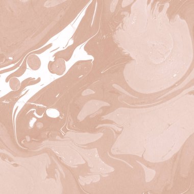 Kağıt üzerinde turuncu mermer mürekkep dokusu. Mermer taş resim.