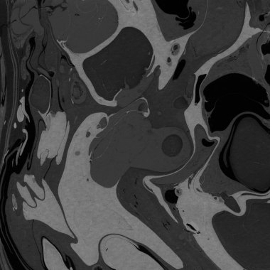 Kağıt arkaplanda siyah mermer mürekkep dokusu. Mermer taş resim.