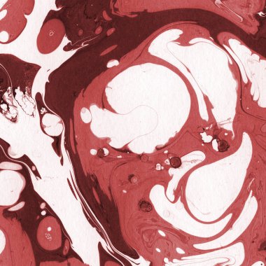 Boya desenli kırmızı mermer arkaplan