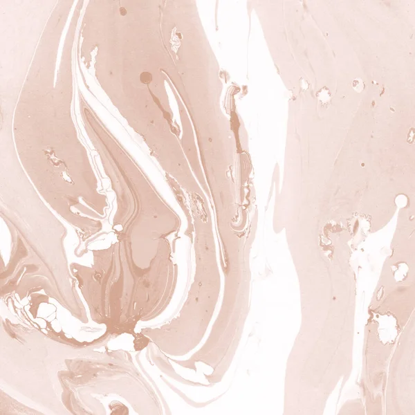 Kağıt üzerinde turuncu mermer mürekkep dokusu. Mermer taş resim.