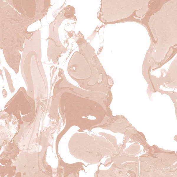 Kağıt üzerinde turuncu mermer mürekkep dokusu. Mermer taş resim.