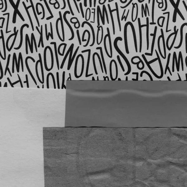 抽象的な紙コラージュのテクスチャ背景 — ストック写真