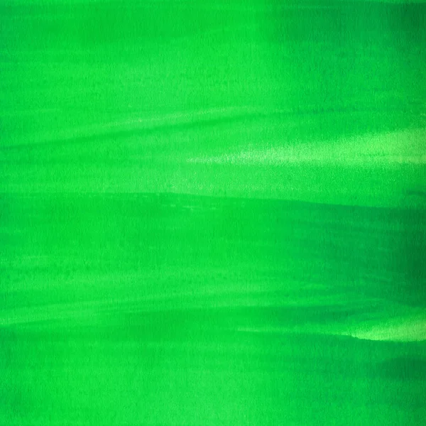 Зелений Акварельний Фон Реалістичною Текстурою Паперу — стокове фото
