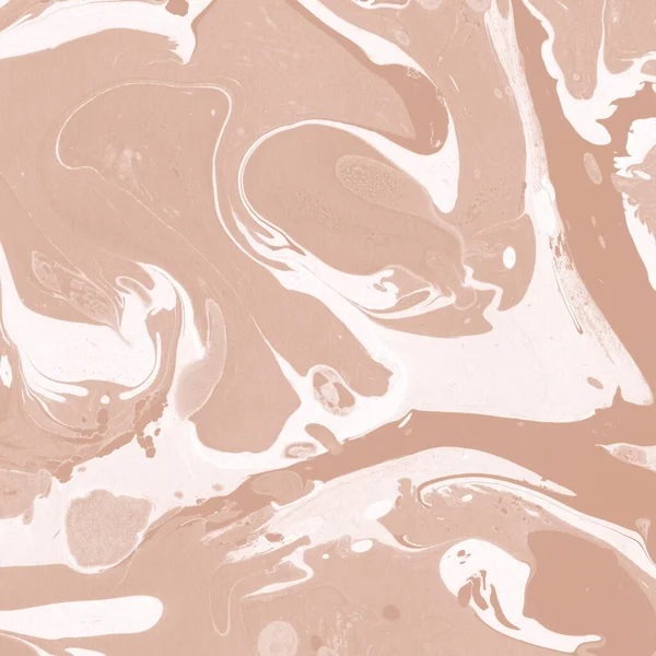 Kağıt üzerinde turuncu mermer mürekkep dokusu. Mermer taş resim.