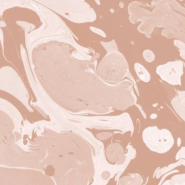 Kağıt üzerinde turuncu mermer mürekkep dokusu. Mermer taş resim.